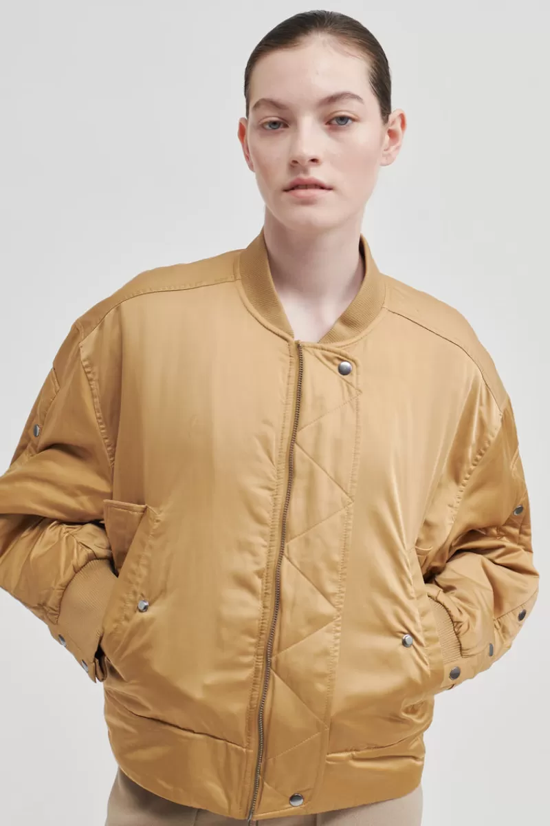 Second Female Jackets | Bomber Cropped Jacket