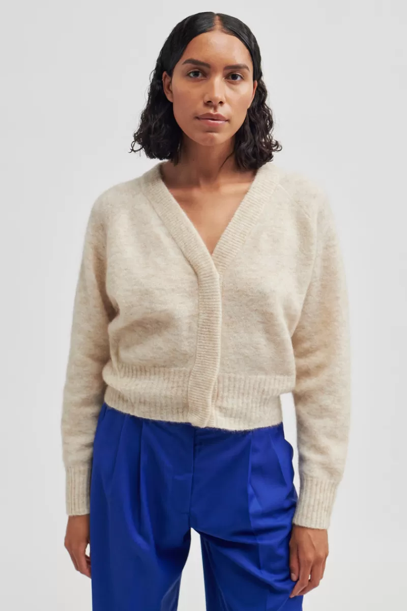 Second Female Knitwear And Cardigans | Brook Knit Boxy Cardigan