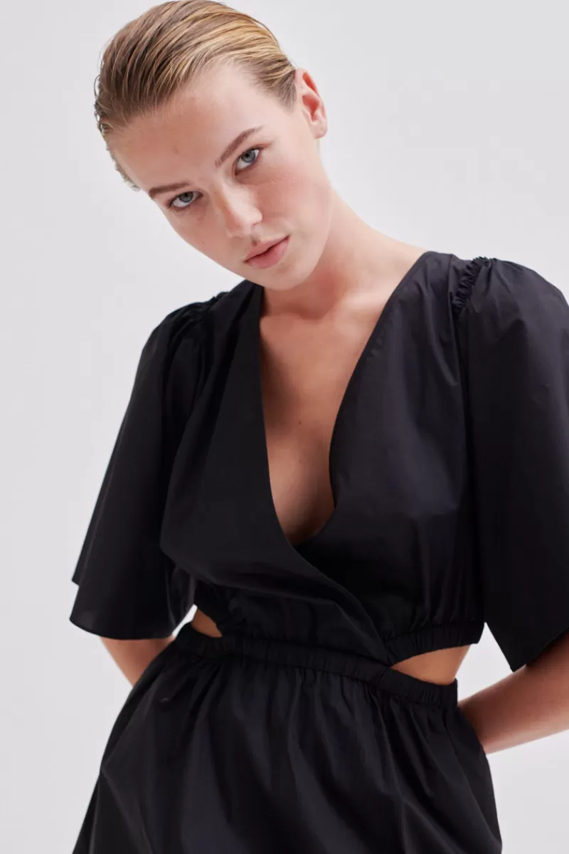 Second Female All Products | Dagny Waist Dress Black