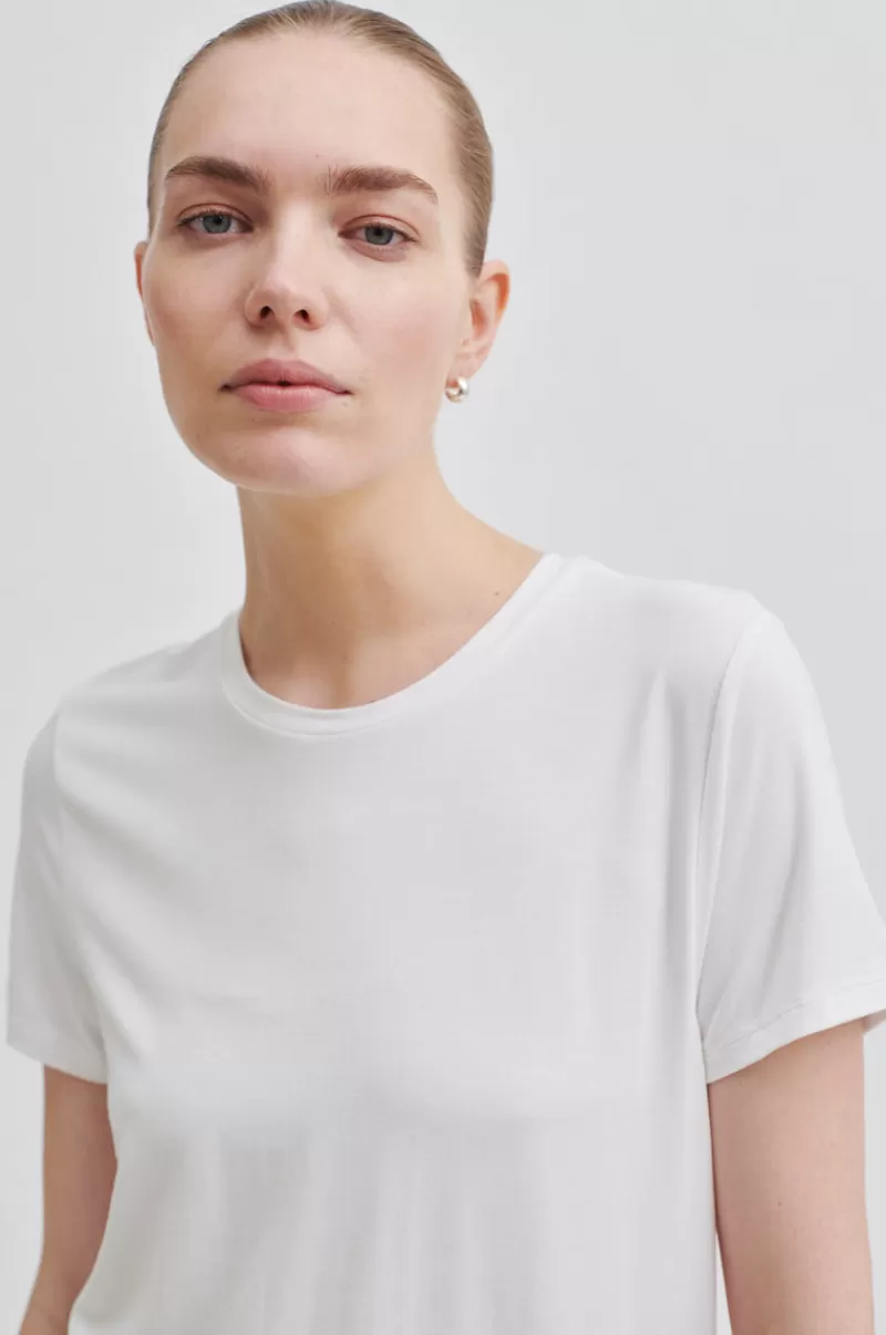 Second Female Tops And T-Shirts | Ello New Ss Tee White