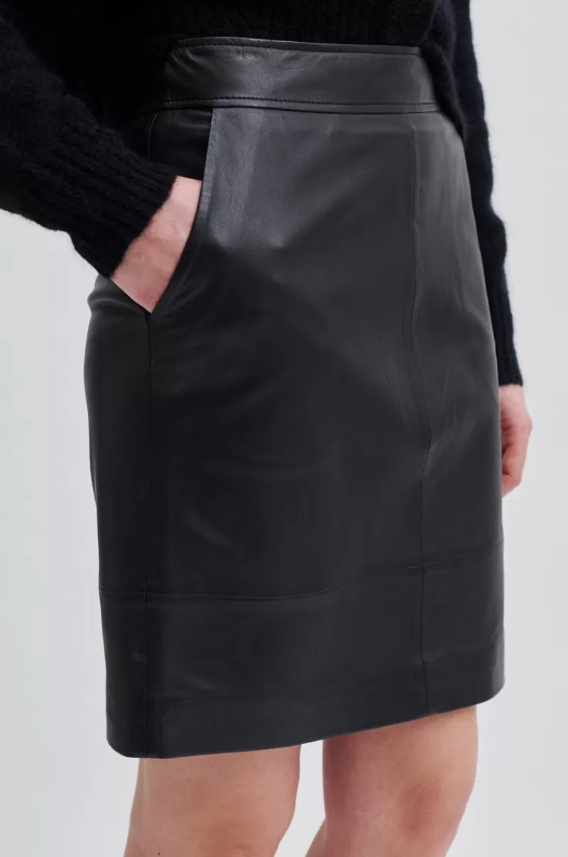 Second Female Skirts And Shorts | Francie Mini Leather Skirt