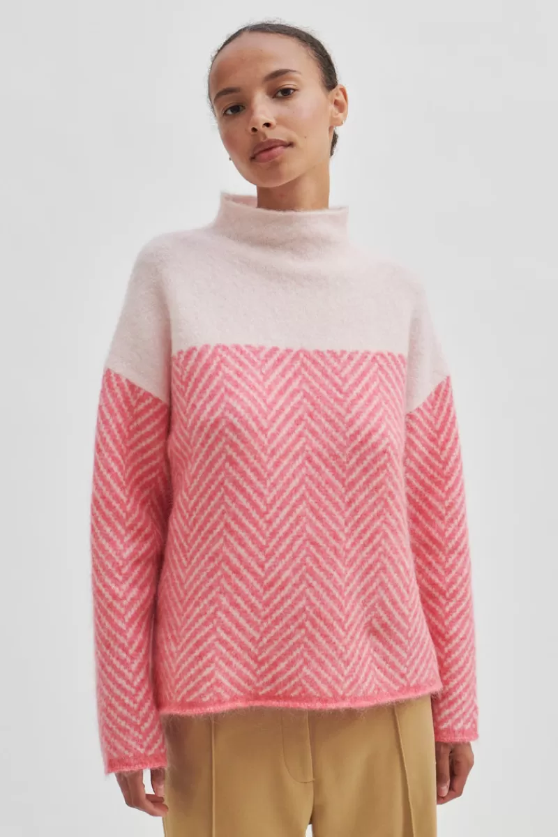 Second Female Knitwear And Cardigans | Herrin Knit T-Neck