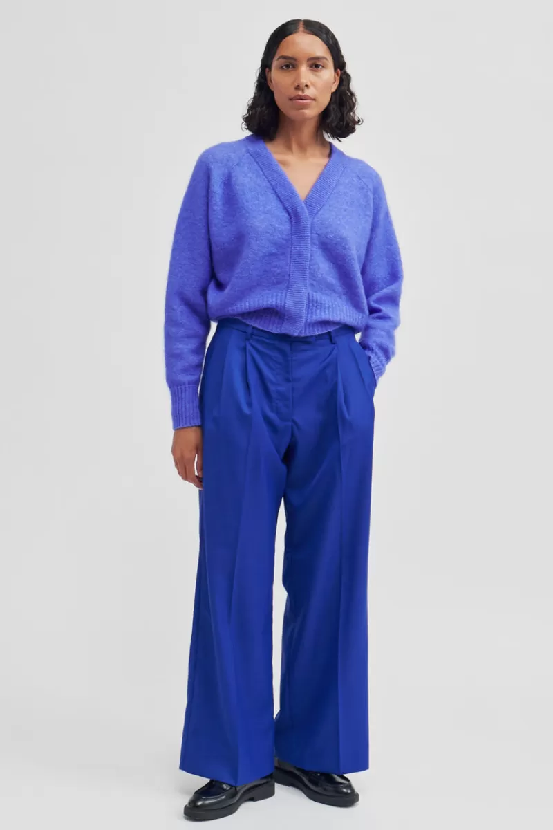 Second Female Trousers And Jeans | Junni Trousers Amparo Blue