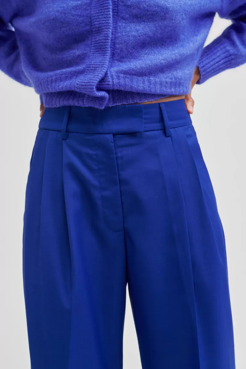 Second Female Trousers And Jeans | Junni Trousers Amparo Blue