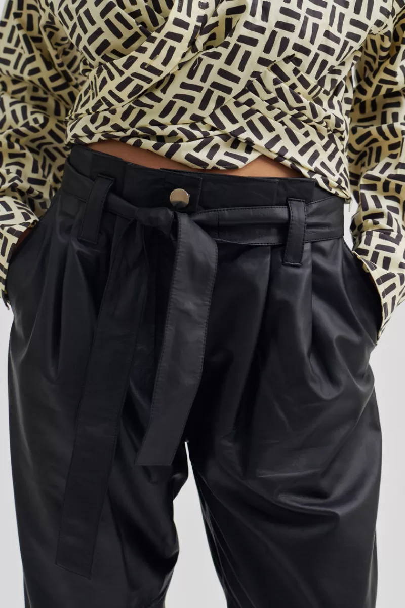 Second Female Trousers And Jeans | Lito Leather Trousers