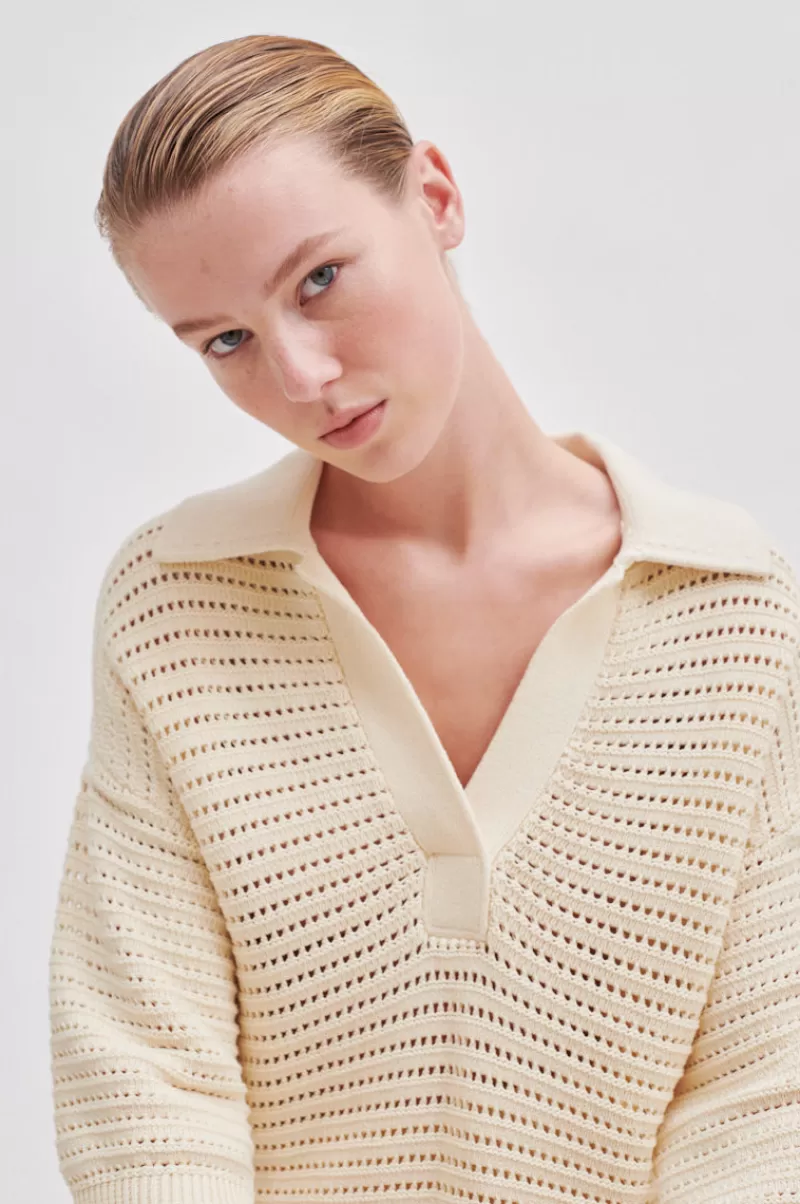 Second Female Knitwear And Cardigans | Mantova Knit Collar