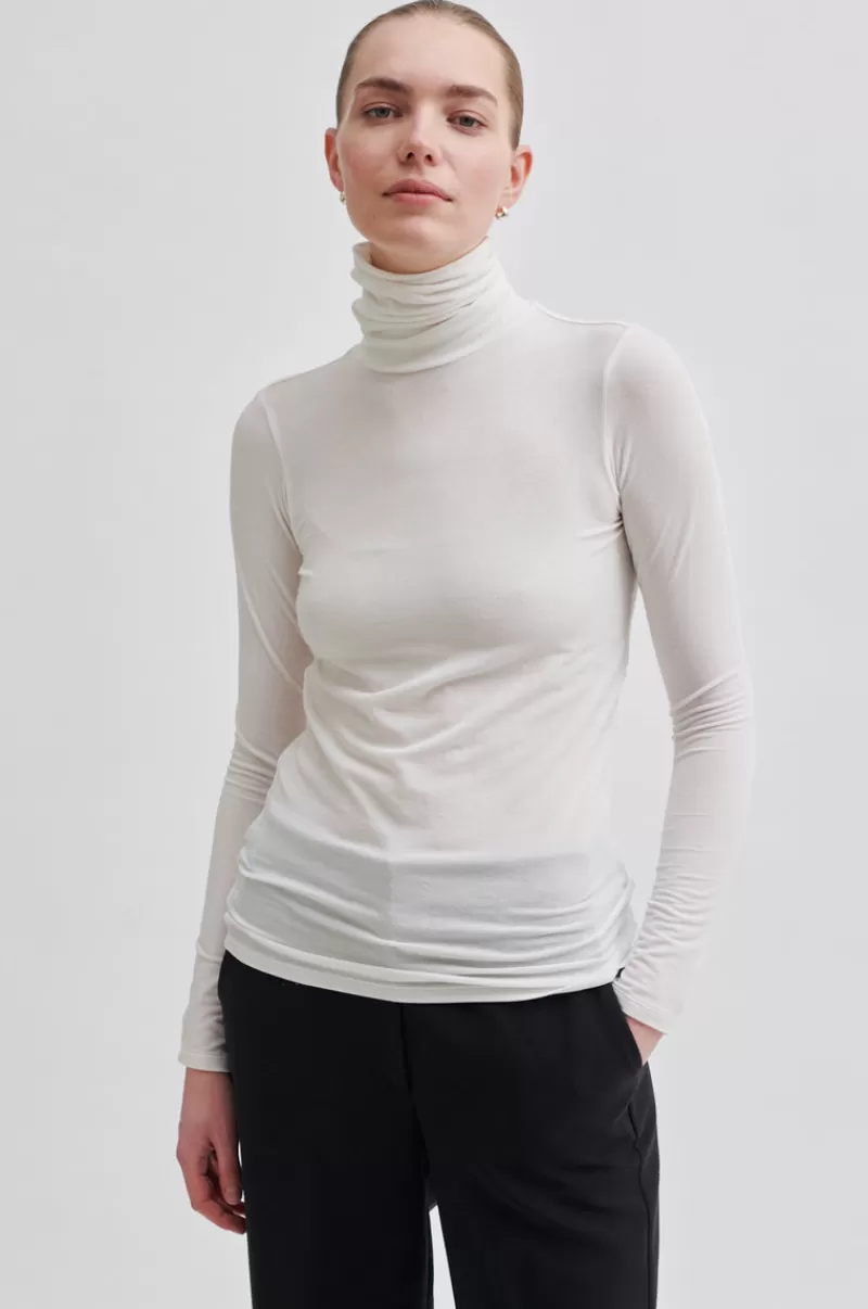 Second Female Tops And T-Shirts | Matima T-Neck Tee Off White