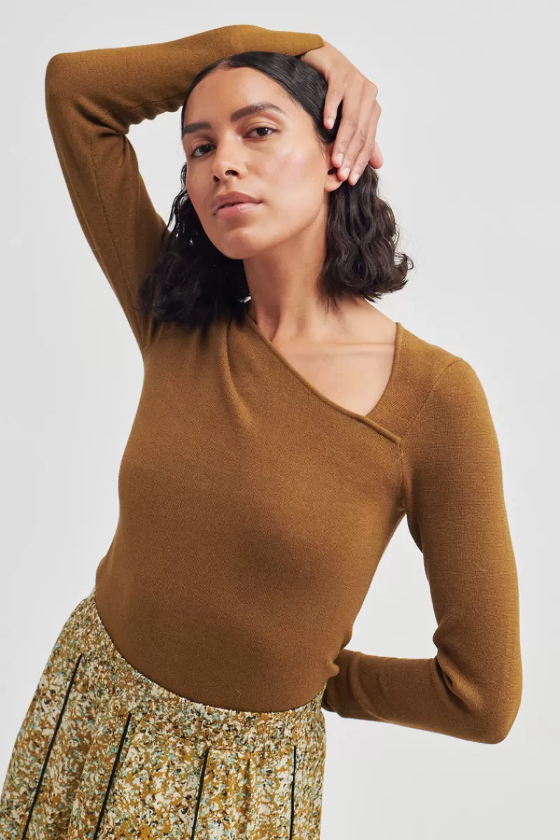 Second Female Knitwear | Menthina Knit V-Neck