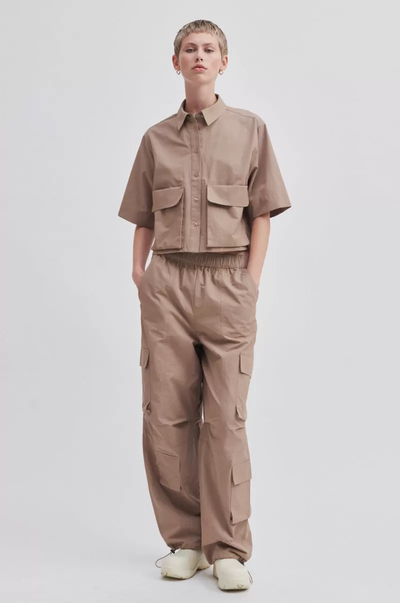 Second Female New Arrivals | Neline Trousers Silver Mink