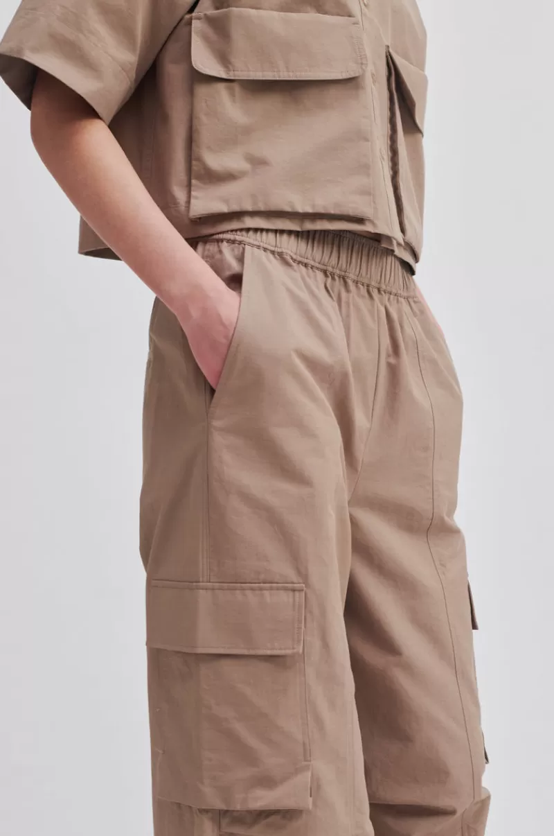 Second Female New Arrivals | Neline Trousers Silver Mink