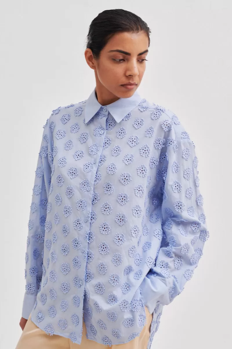 Second Female Shirts And Blouses | Taormina New Shirt Brunnera Blue