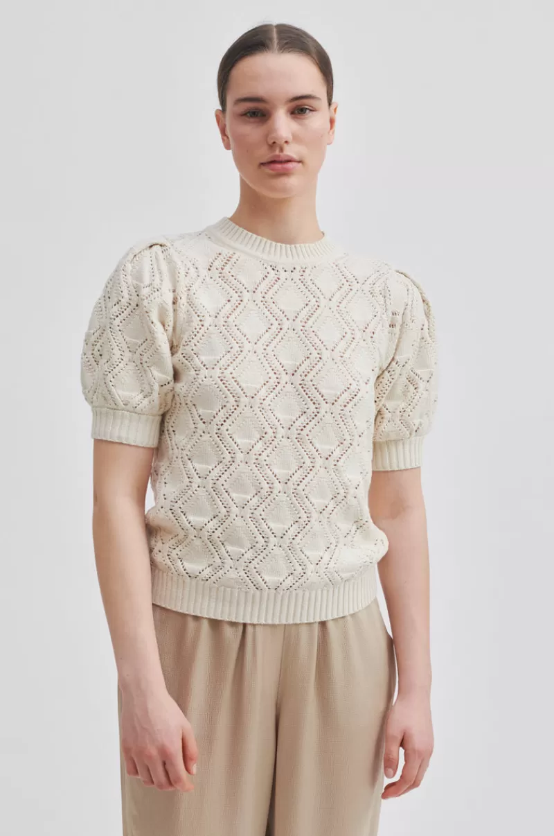 Second Female New Arrivals | Trimmy Knit O-Neck