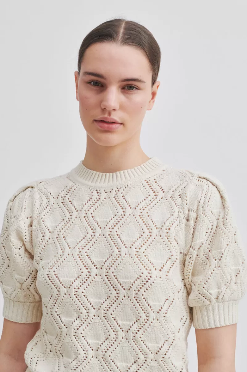 Second Female New Arrivals | Trimmy Knit O-Neck