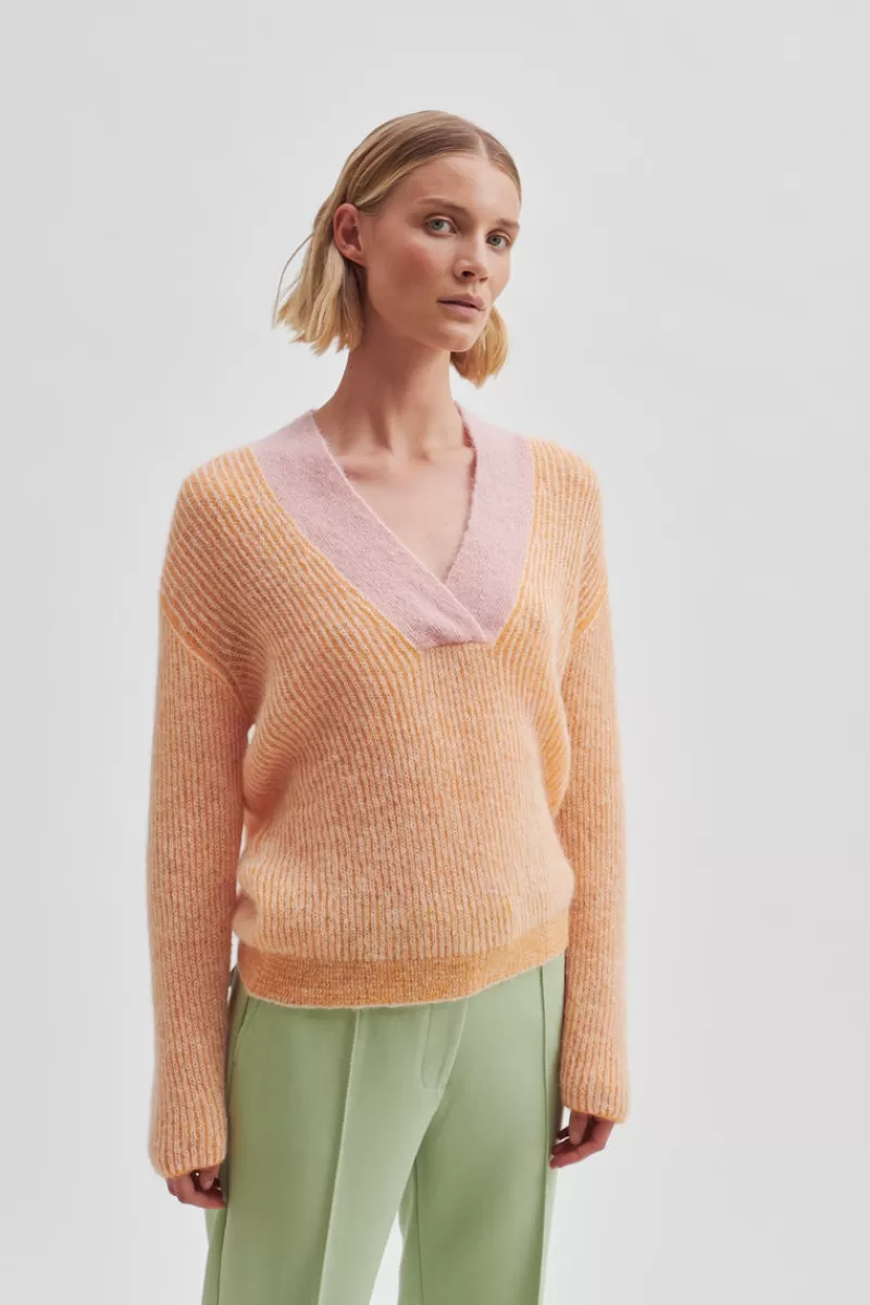 Second Female Knitwear And Cardigans | Vibse Knit V-Neck