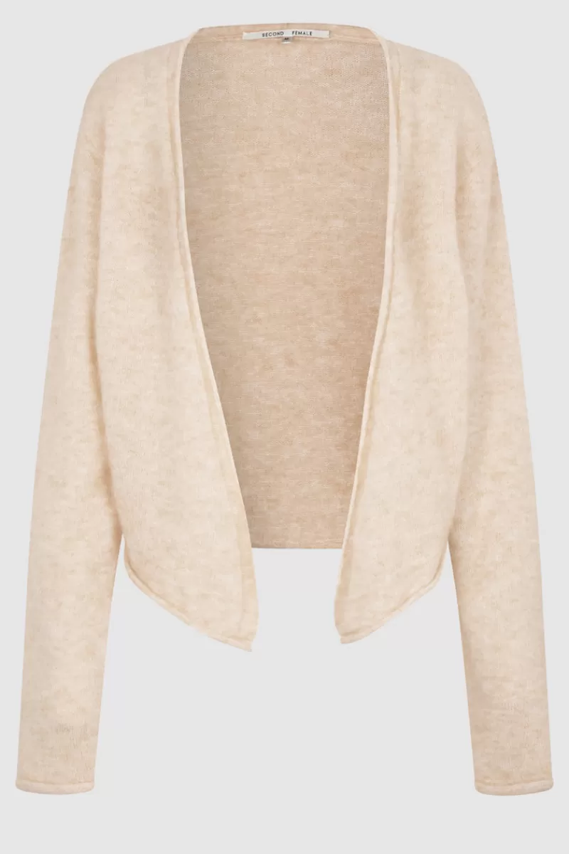 Second Female Knitwear And Cardigans | Ymani Knit Cardigan Brazilian Sand