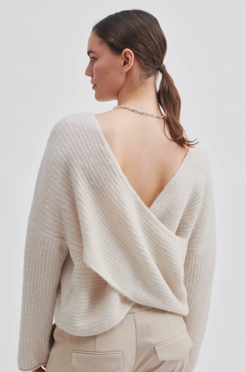 Second Female New Arrivals | Ymma Knit Open Back Summer Sand